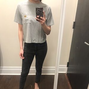 2/$20 Uniqlo Peanuts Crop Tee